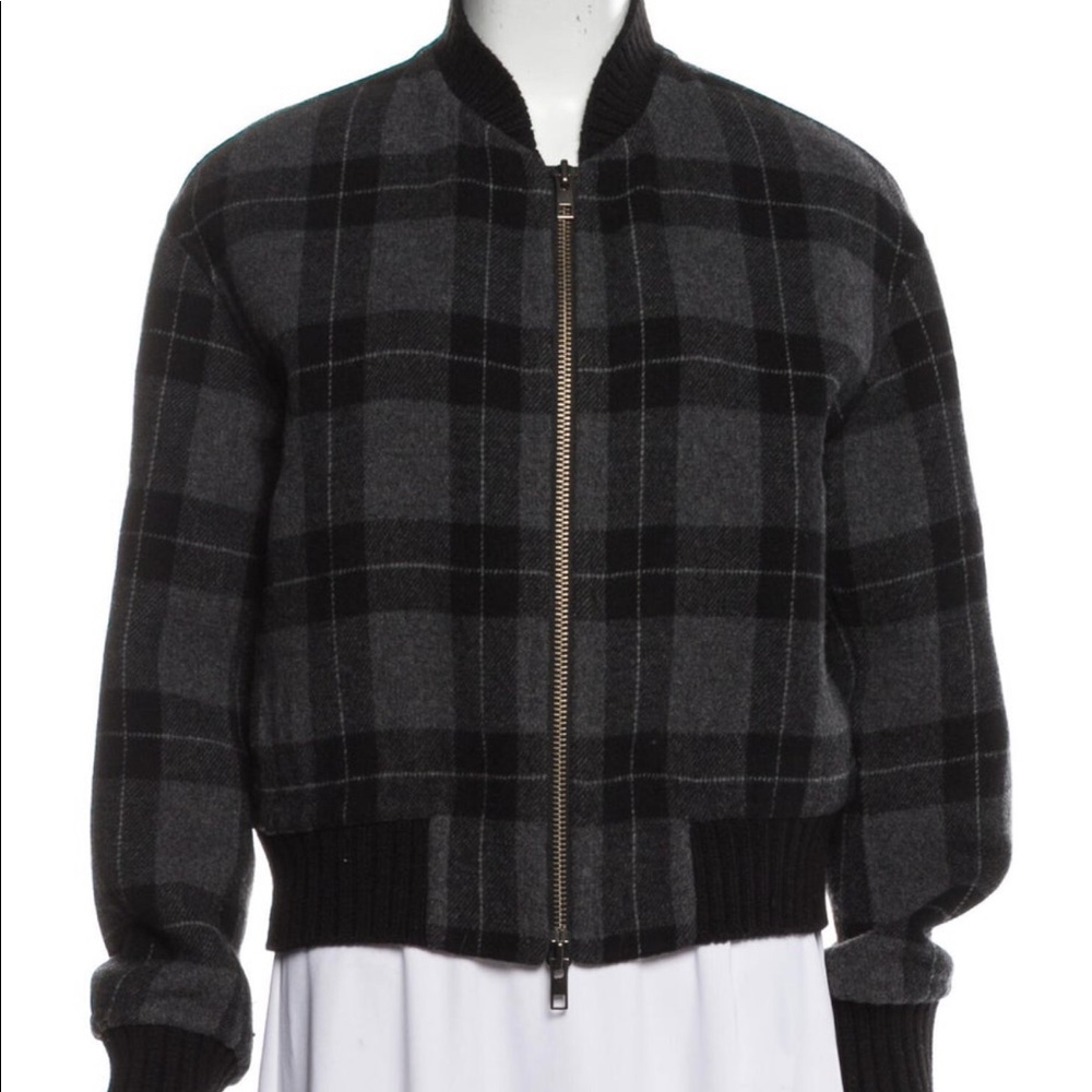 NBW Vince wool bomber zip up